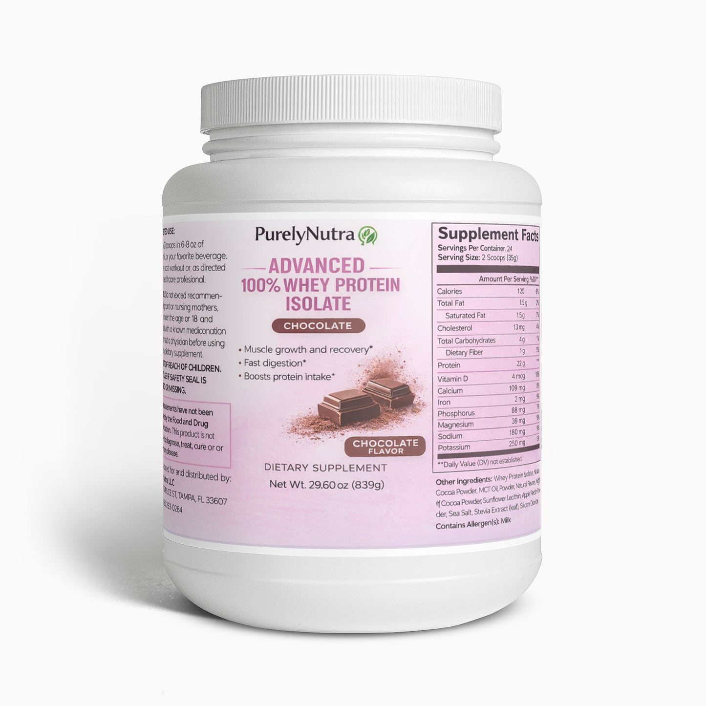 Advanced 100% Whey Protein Isolate (Chocolate)