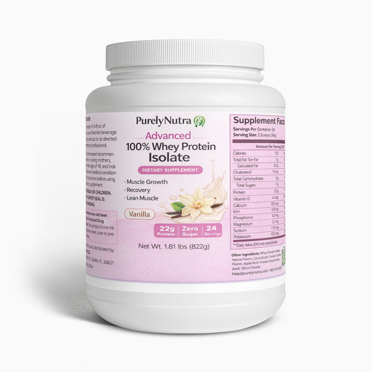 Advanced 100% Whey Protein Isolate (Vanilla)